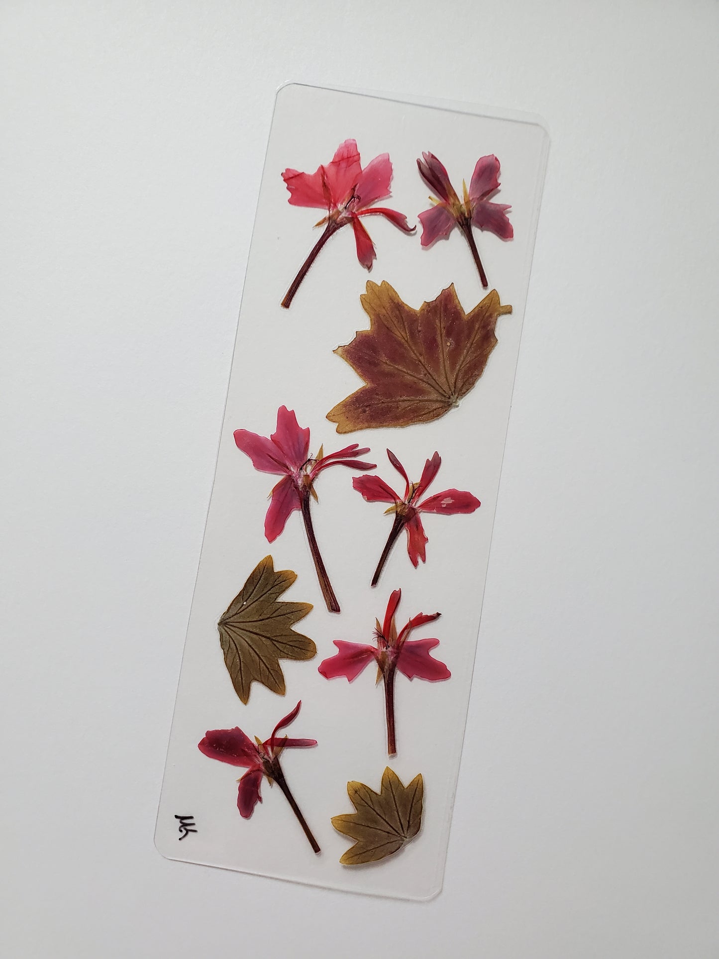 Flower Pressed Bookmark