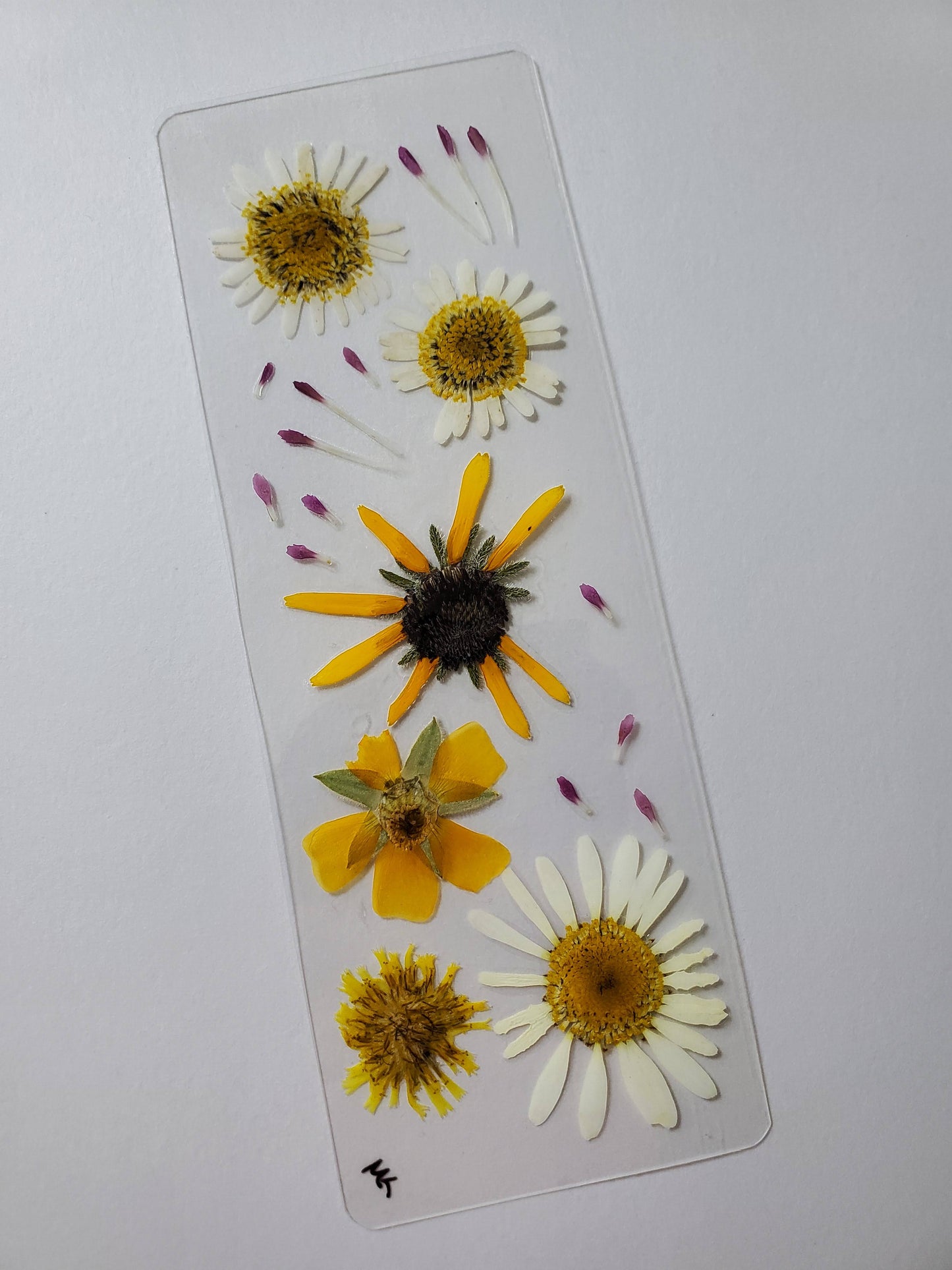 Flower Pressed Bookmark
