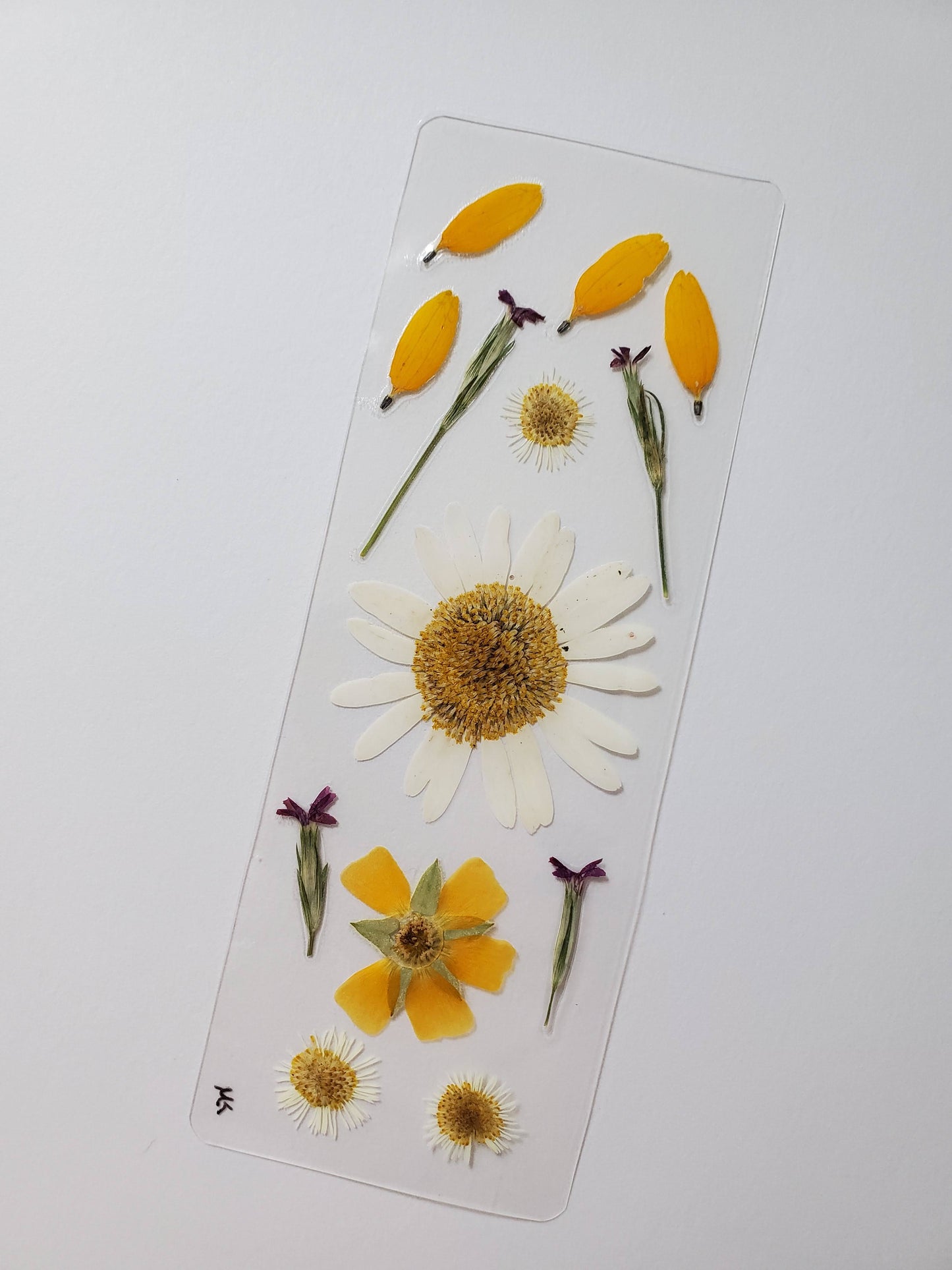 Flower Pressed Bookmark