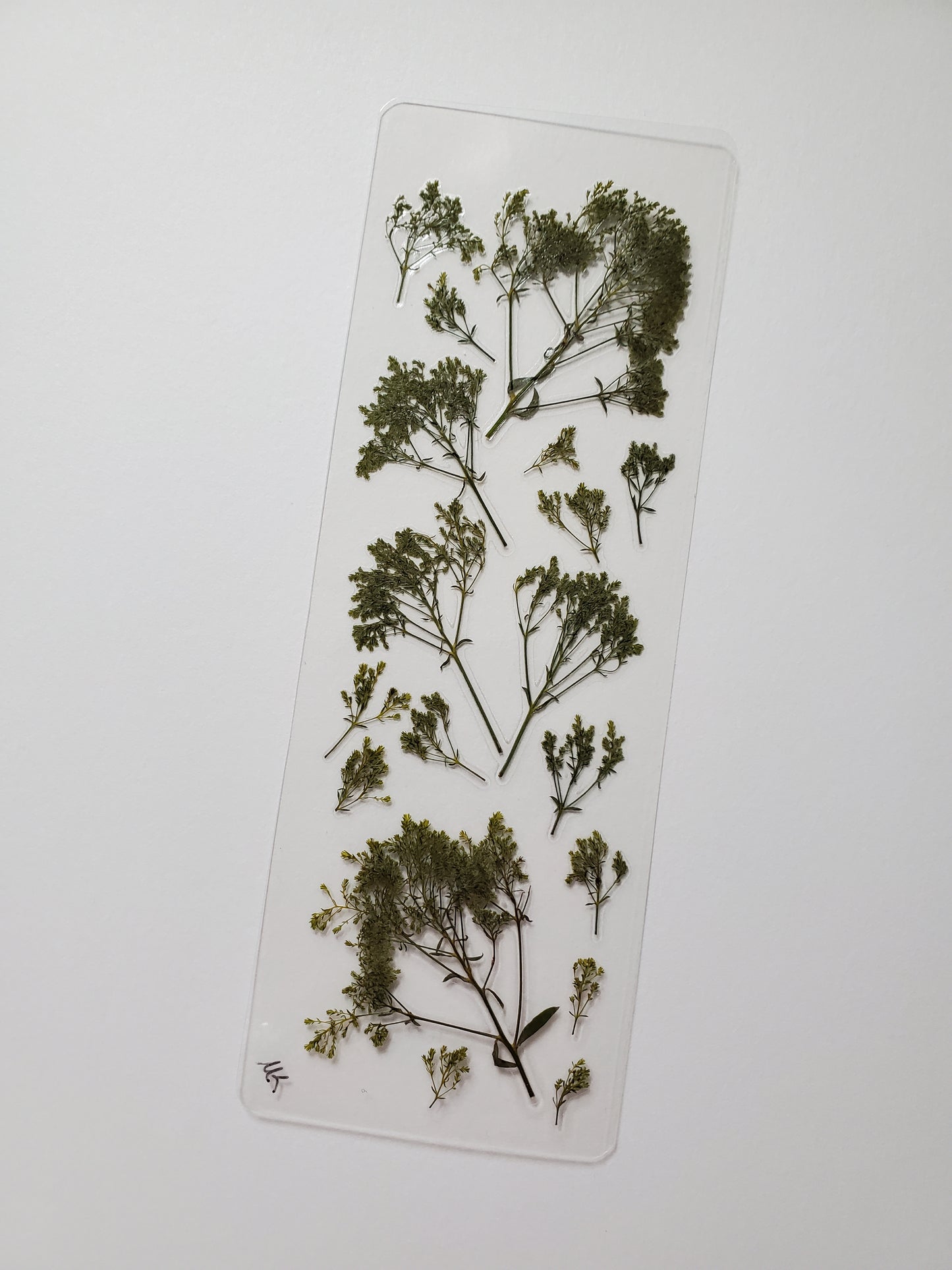 Flower Pressed Bookmark