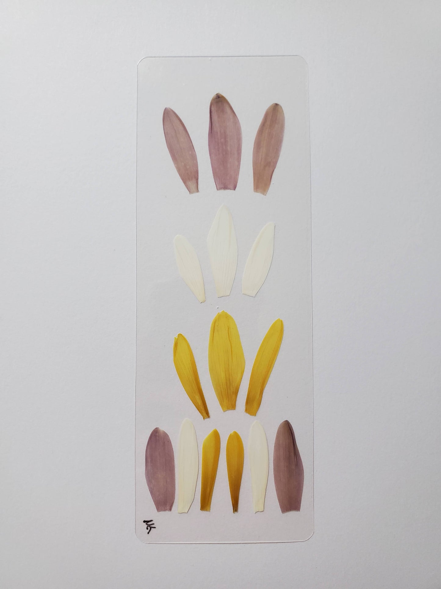 Flower Pressed Bookmark
