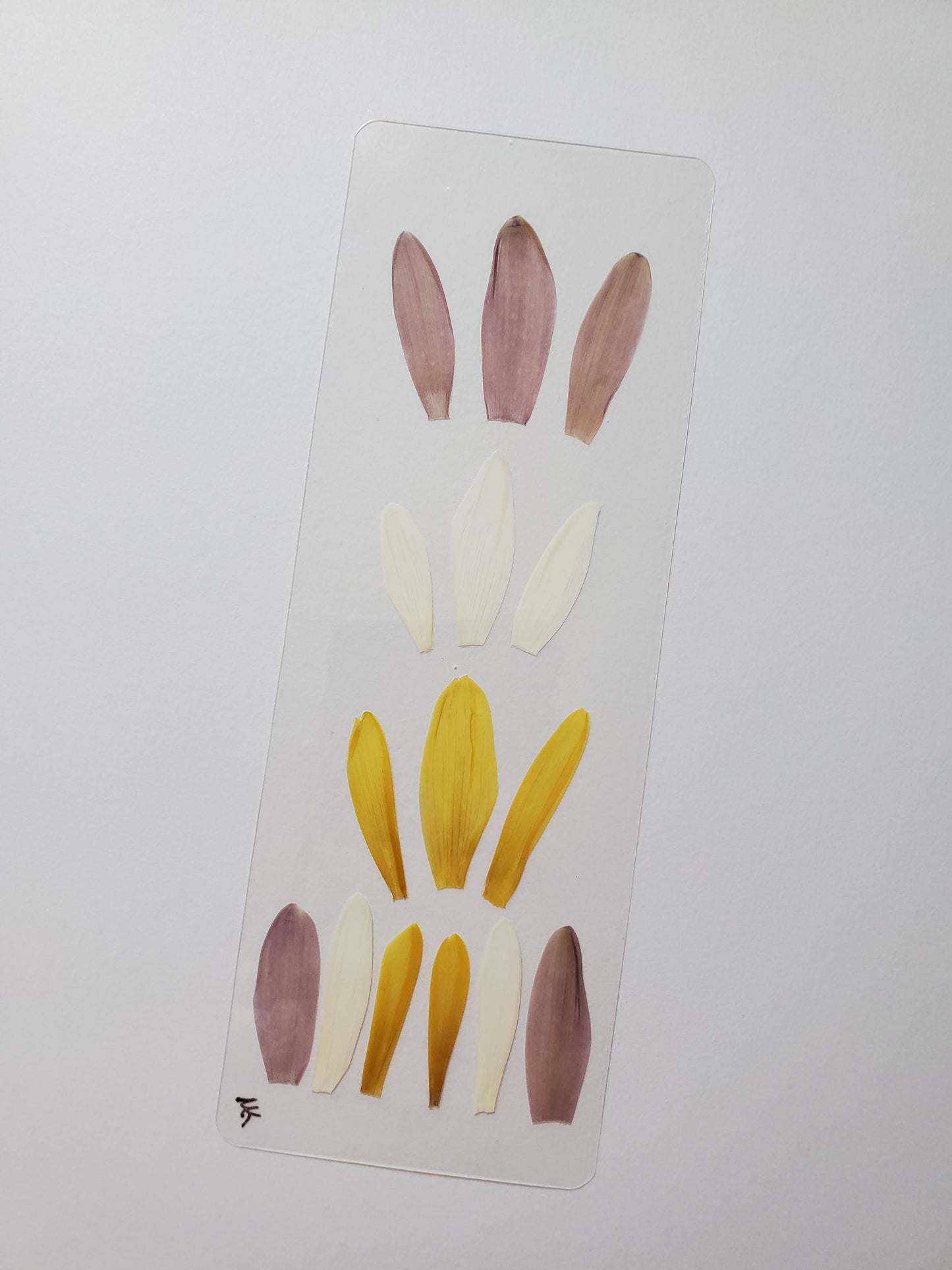Flower Pressed Bookmark