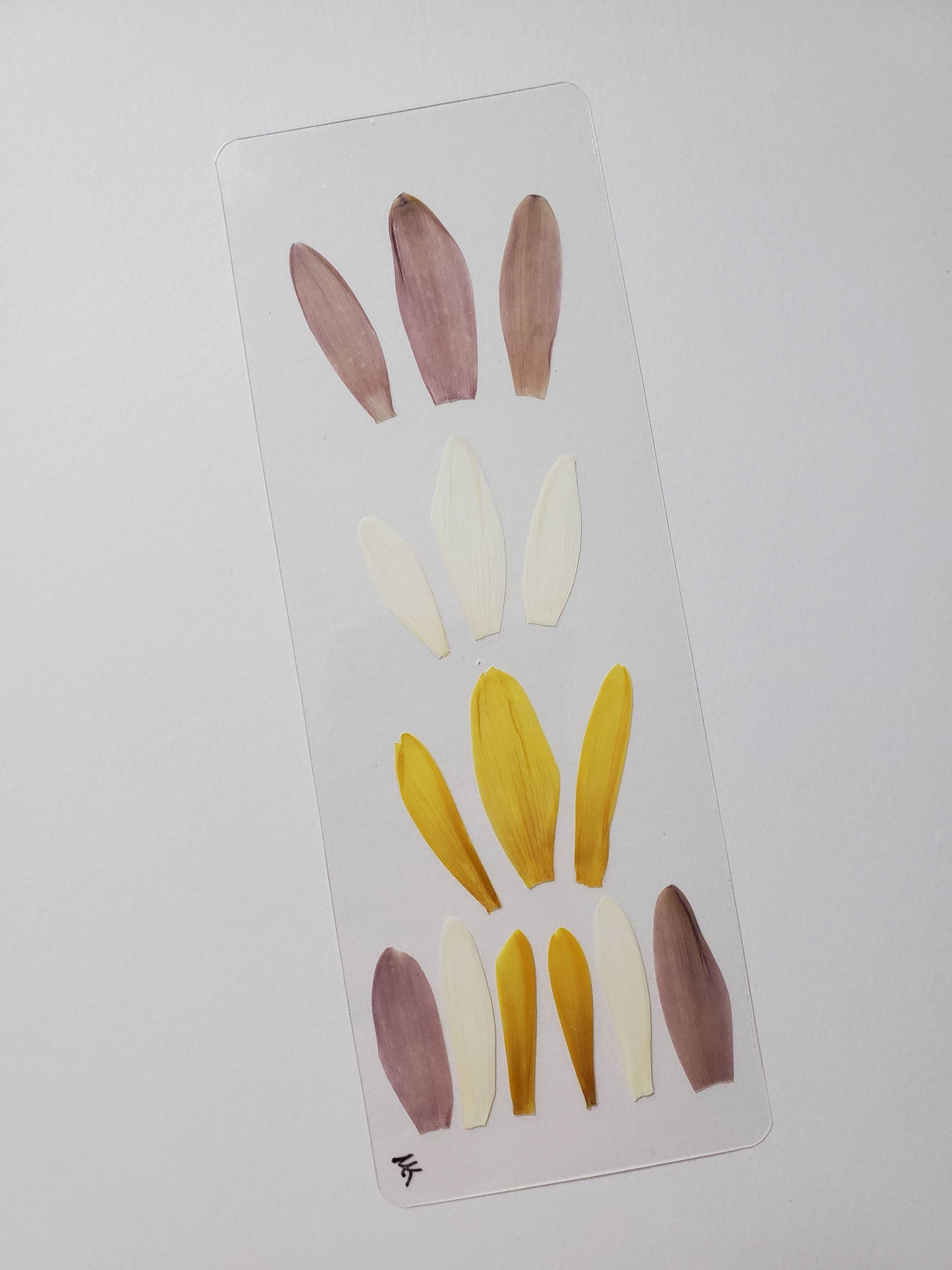 Flower Pressed Bookmark