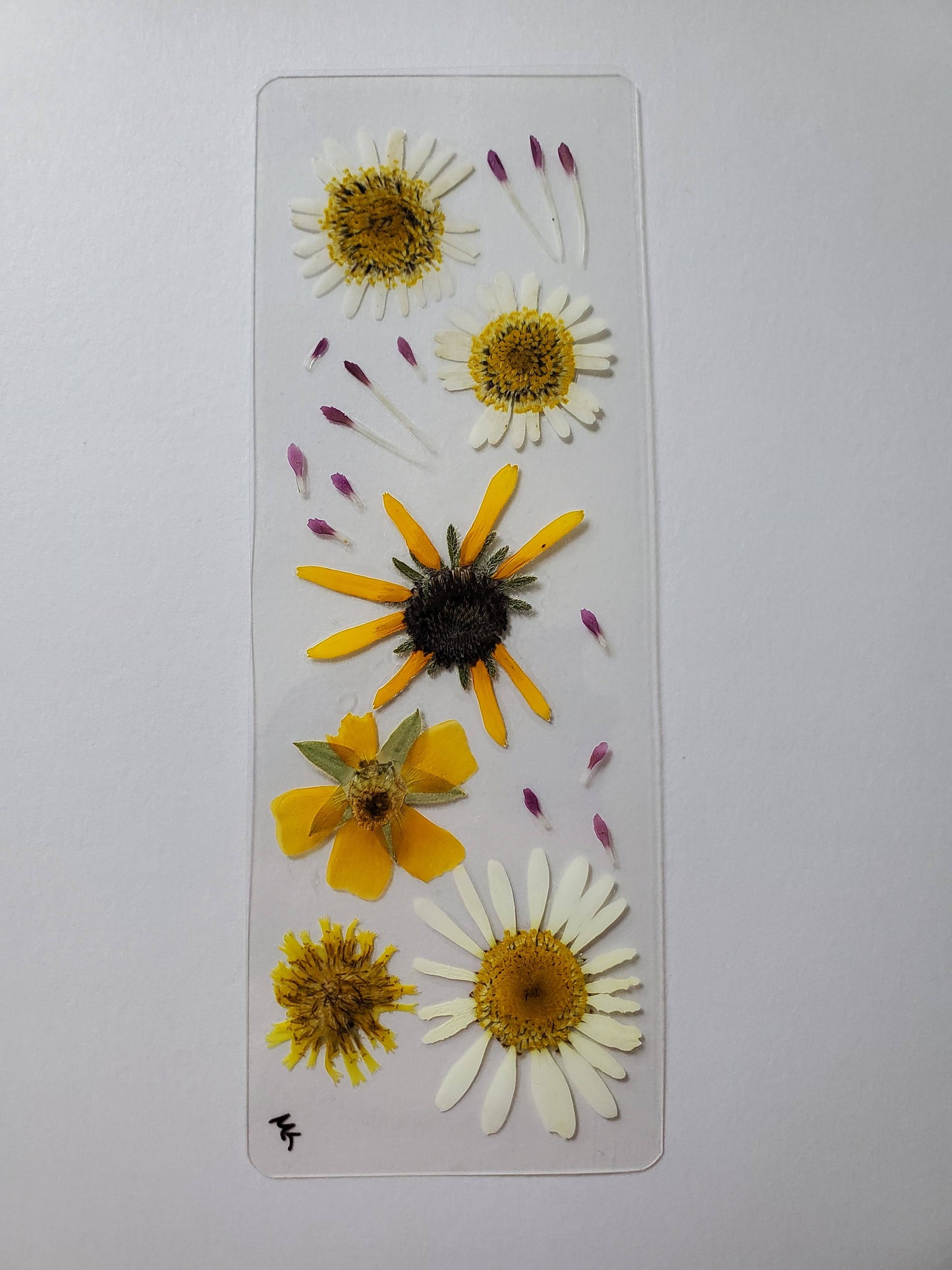 Flower Pressed Bookmark