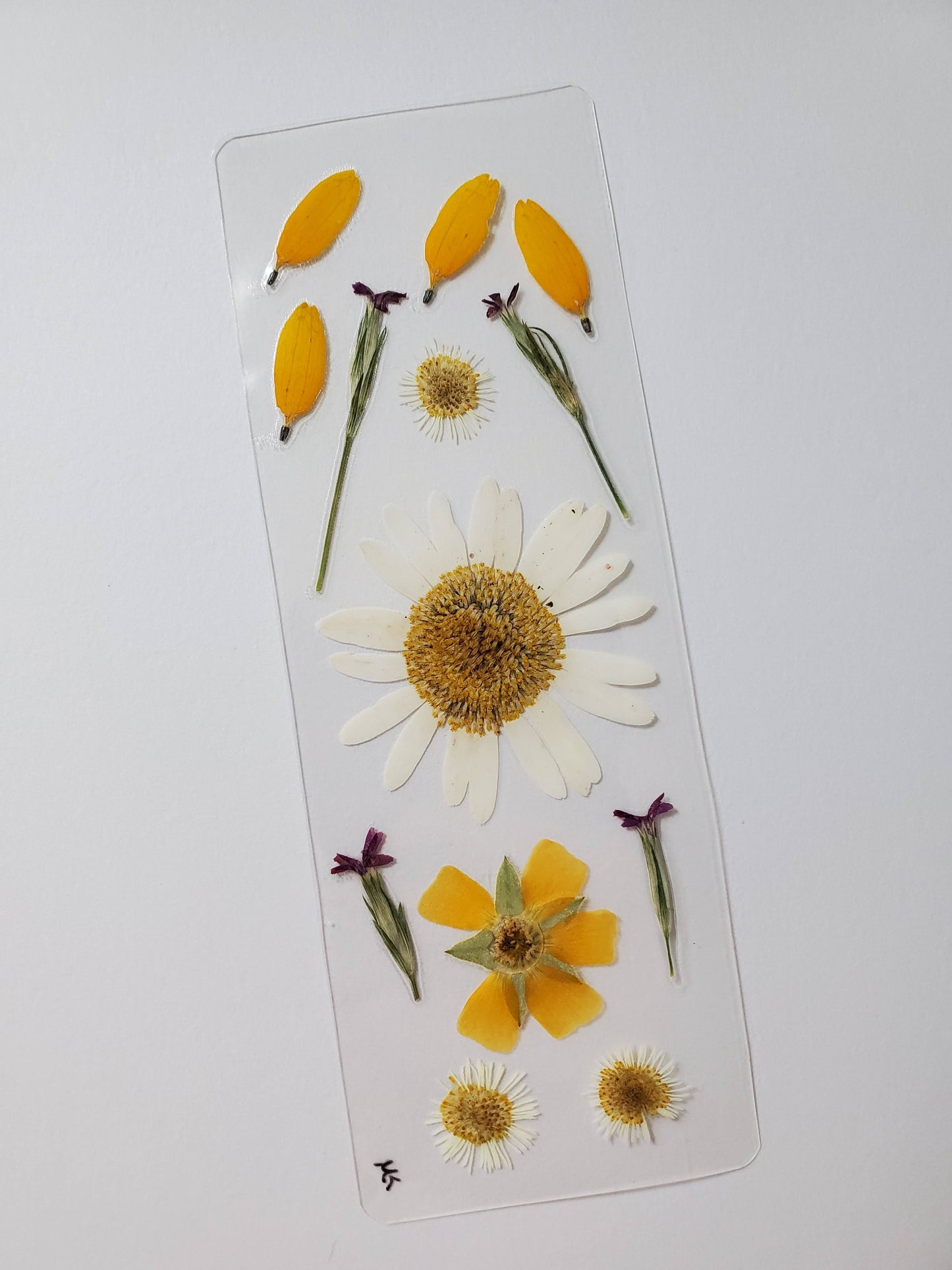 Flower Pressed Bookmark
