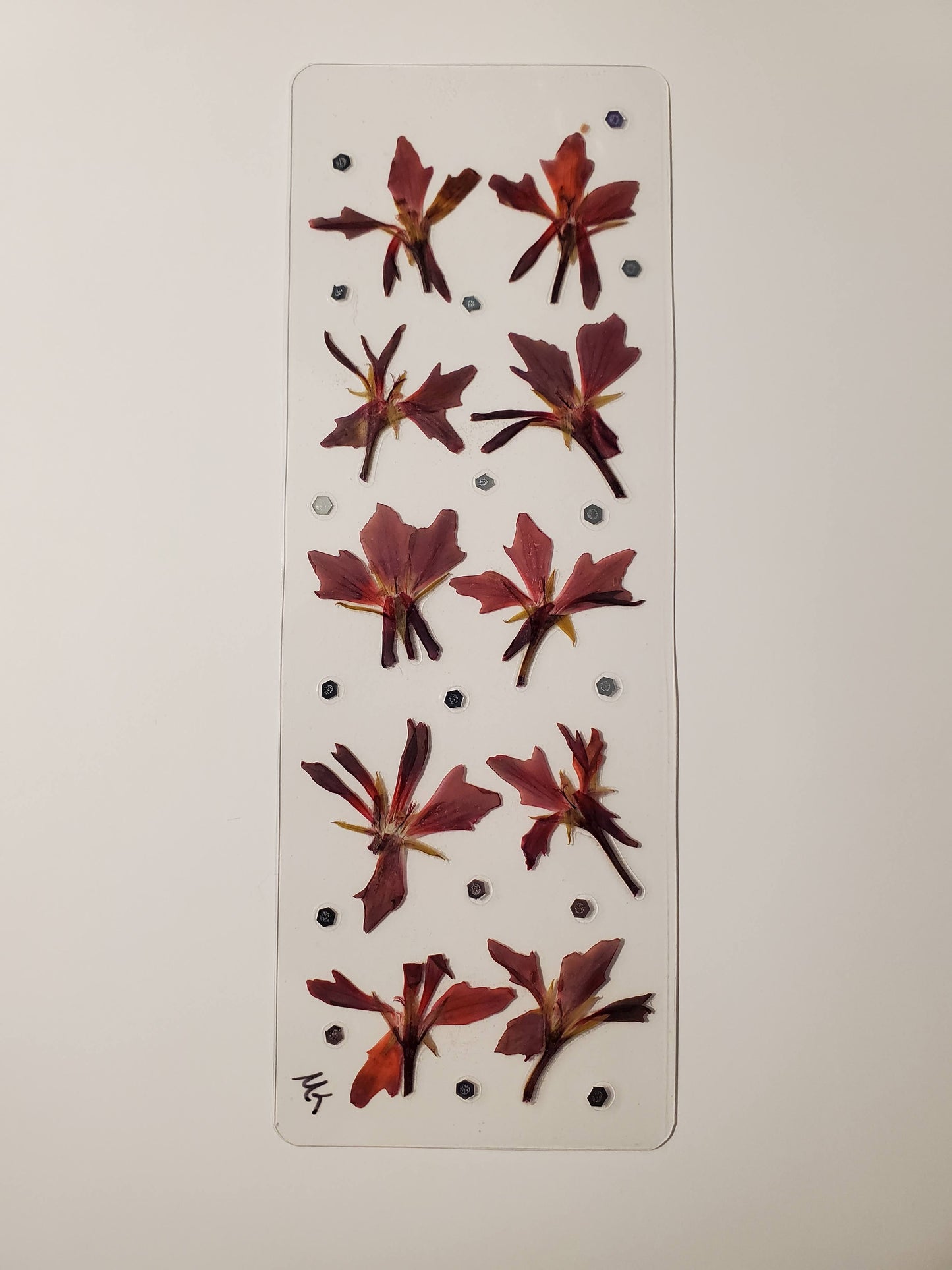 Flower Pressed Bookmark