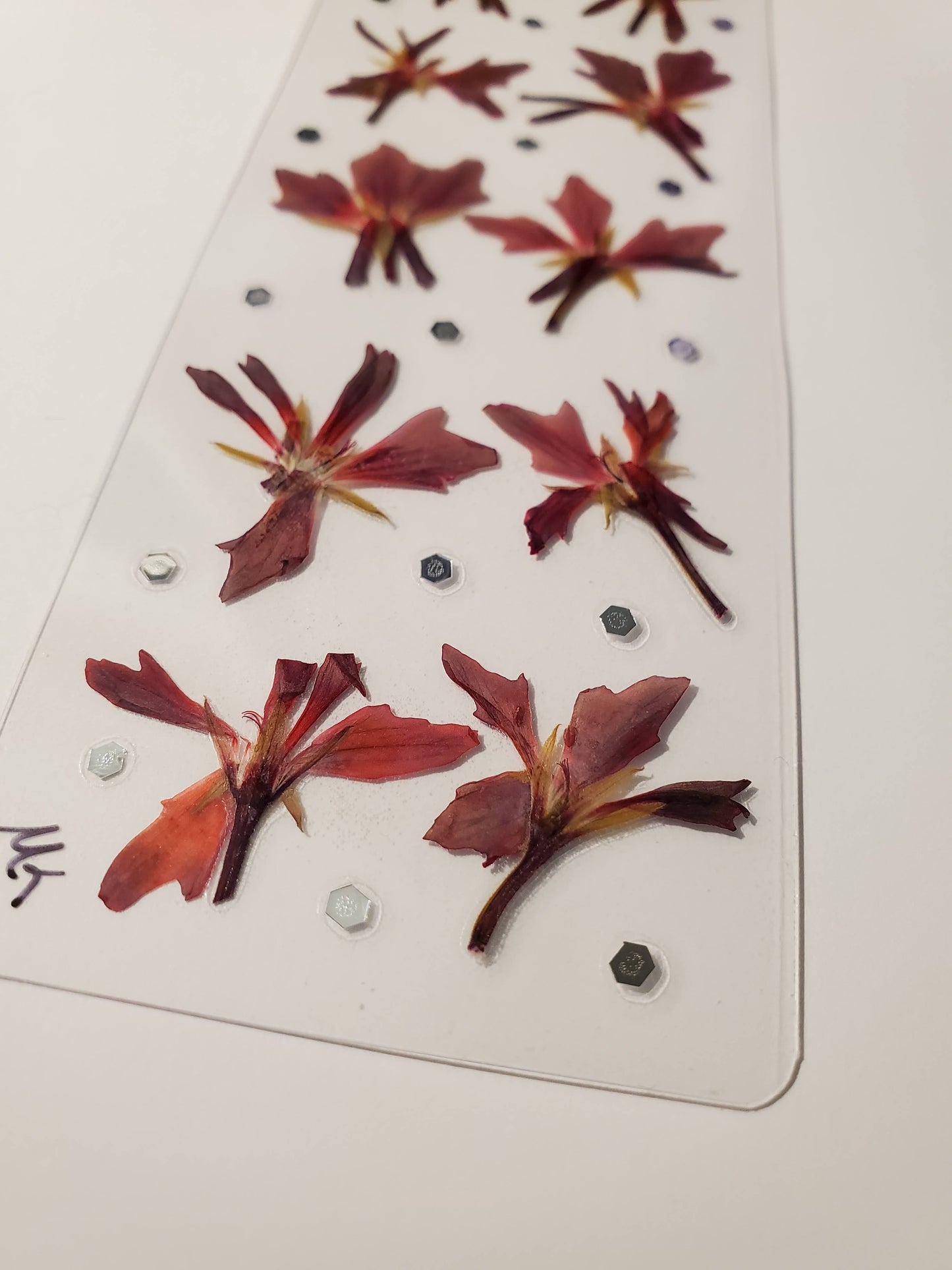 Flower Pressed Bookmark